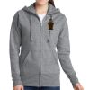 Women's Fleece Full Zip Hooded Sweatshirt Thumbnail
